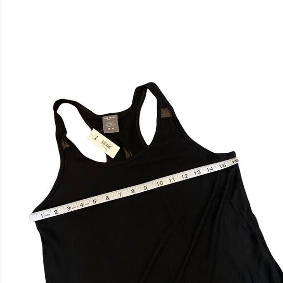 NWT JOE FRESH Black Racerback Cut Out Light Tank - Picture 8 of 8